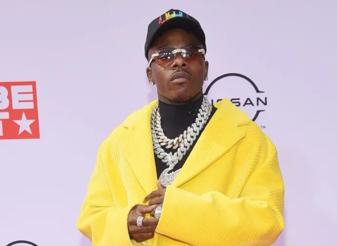 DaBaby arrives for the 2021 BET Awards on June 27^ 2021 in Los Angeles^ CA