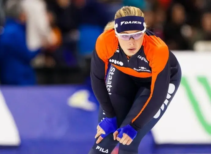 Jutta Leerdam of Netherlands during the ISU World Cup Speed Skating 1 at the Olympic Oval SALT LAKE CITY^ USA - NOVEMBER 16 2025