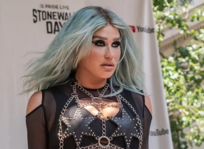 Singer Kesha performs on stage during Stonewall Day and Visitor Center Groundbreaking ceremony on Christopher street New York^ NY - June 24^ 2022