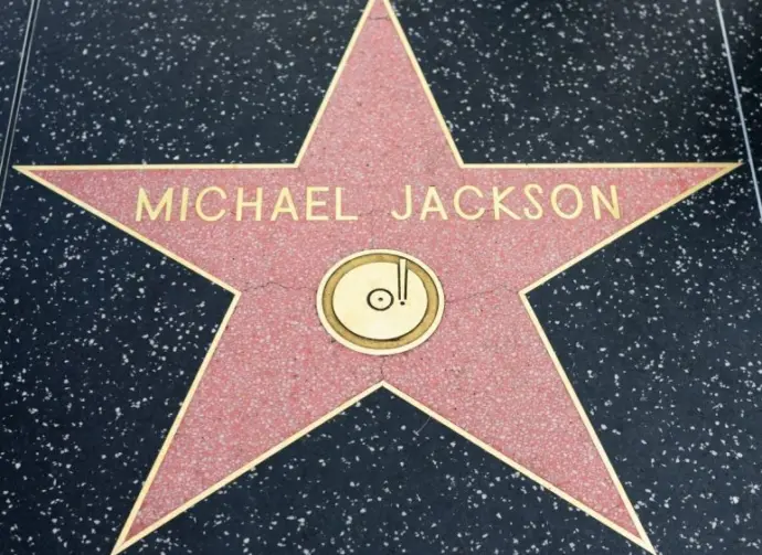 Michael Jackson star on the Hollywood Walk of Fame in Hollywood^ California on Dec. 6^ 2016.