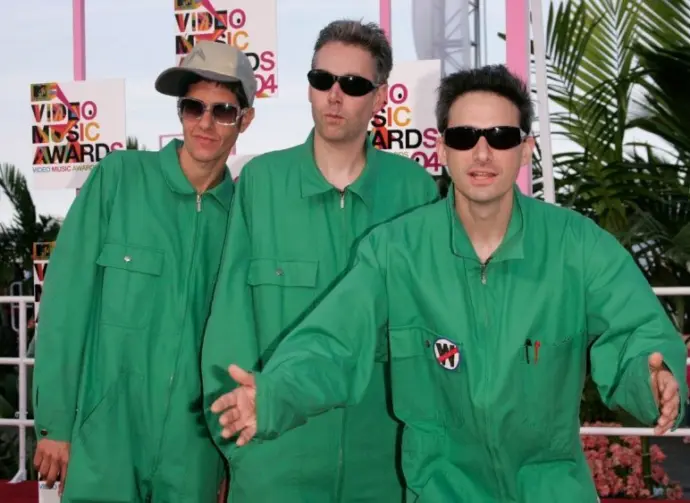 Beastie Boys arrives to the Mtv Video Music Awards on August 29^ 2004 in Miami^ FL.