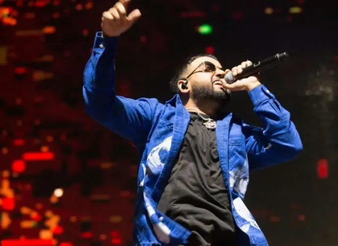 Navraj Singh Goraya aka stage name Nav (stylized as NAV) Hip hop recording artist/record producer from Rexdale^ Ontario^ Canada. San Francisco^ CA/USA - 3/31/18