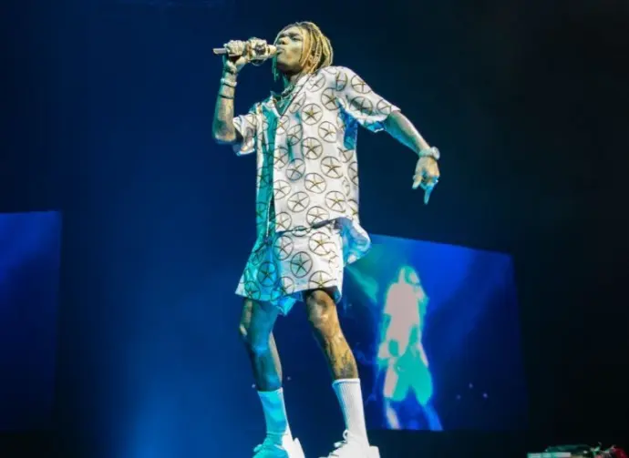 SWAE LEE performs on POST MALONE's RUNAWAY TOUR JACKSONVILLE FLORIDA UNITED STATES OCTOBER 25 2019