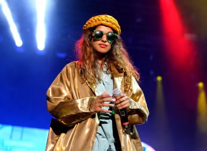 Rapper M.I.A. (Mathangi Maya Arulpragasam)^ performs at FIB Festival on July 20^ 2014 in Benicassim^ Spain