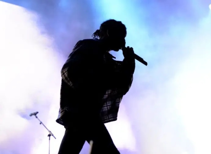 BARCELONA - JUN 19: rapper in concert at Sonar Festival on June 19^ 2015 in Barcelona^ Spain.