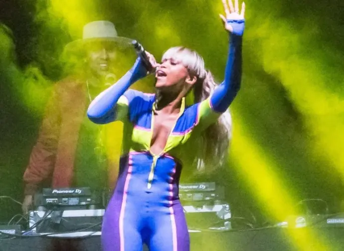 Rapper Eve performs at 'Queens of Hip Hop' concert at Phillips Areana. Atlanta^ GA -MARCH 17^ 2018