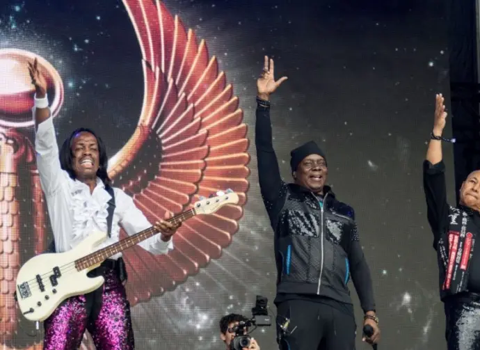 Earth^ Wind and Fire in concert at BottleRock Napa Valley in Napa^ CA NAPA^ CA - MAY 25^ 2018