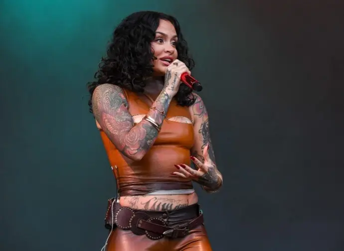 Kehlani performs onstage during Day 1 of ONE Musicfest 2025 at Piedmont Park in Atlanta^ GA. Atlanta^ GA - October 25^ 2025
