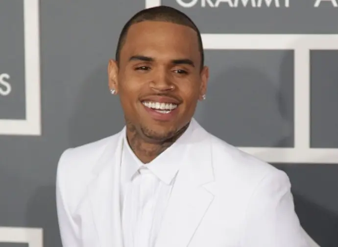 Chris Brown arrives to the 2013 Grammy Awards on February 10^ 2013 in Hollywood^ CA