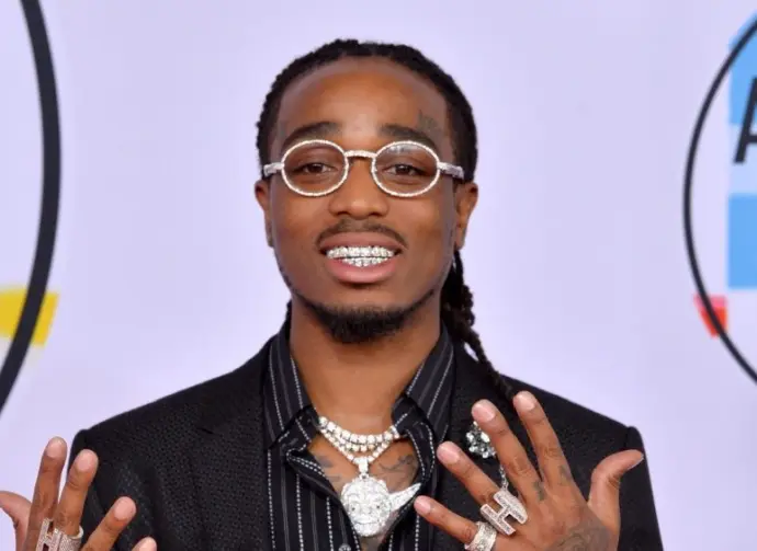 Quavo at the 2018 American Music Awards at the Microsoft Theatre LA Live. LOS ANGELES^ CA. October 09^ 2018