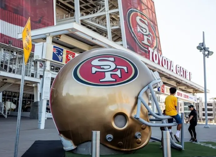 Levi's or Levis Stadium^ American football stadium located in Silicon Valley home venue for the National Football League's San Francisco 49ers. Santa Clara^ California US - September 21^ 2024