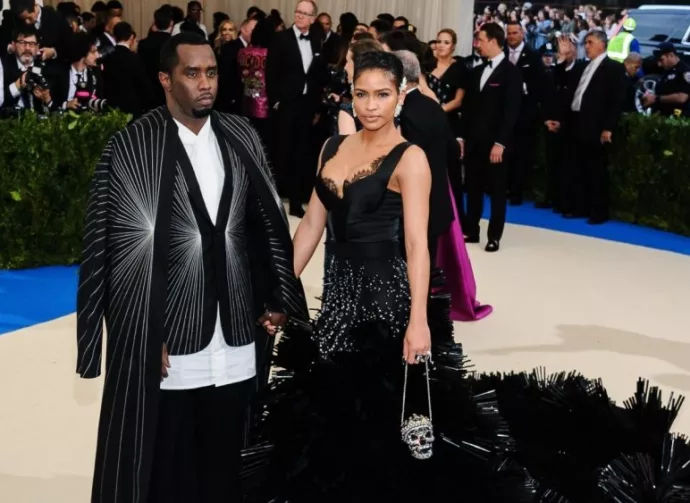 Sean Combs and Cassie Ventura attend the 2017 Metropolitan Museum of Art Costume Institute Gala at the Metropolitan Museum of Art in New York^ NY on May 1st^ 2017