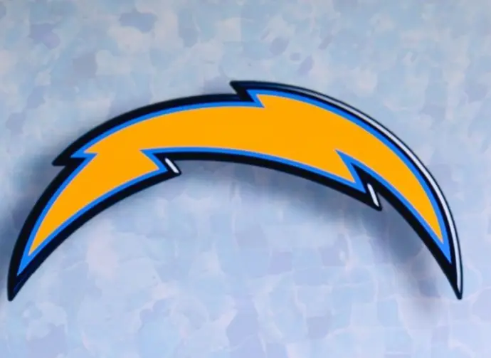 Los Angeles Chargers professional american football club^ silhouette logo of the club. NFL