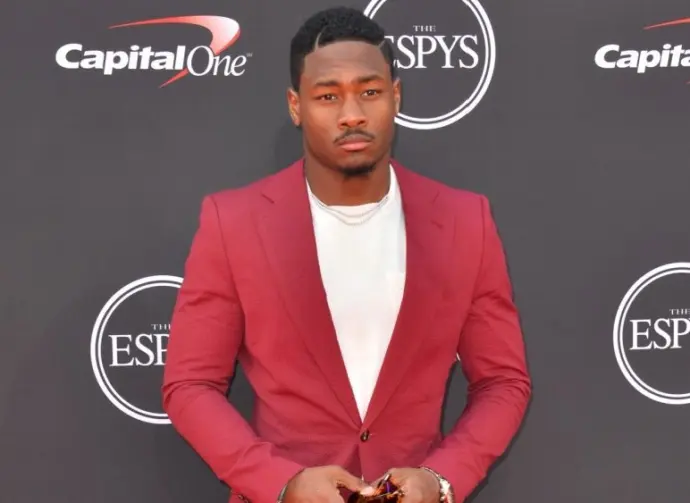 Stefon Diggs at the 2018 ESPY Awards at the Microsoft Theatre LA Live LOS ANGELES^ CA - July 18^ 2018