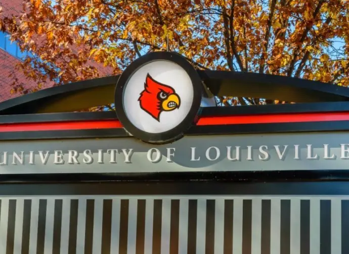 The University of Louisville (UofL) is a public university in Louisville^ Kentucky. The University of Louisville has an enrollment of about 23 thousand students. LOUISVILLE^ KY^ USA - NOV. 20^ 2016