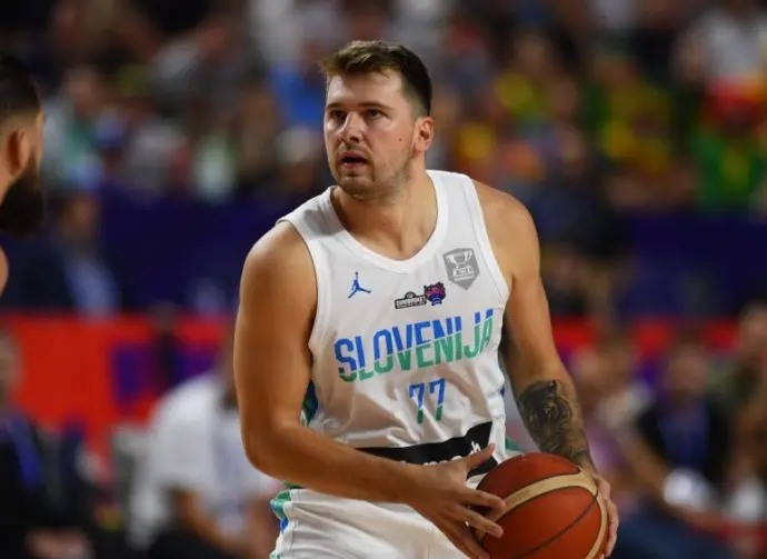 Luka Dončić during the basketball match of Eurobasket 2022 Slovenia vs Lithuania. COLOGNE^ GERMANY - SEPTEMBER 1^ 2022