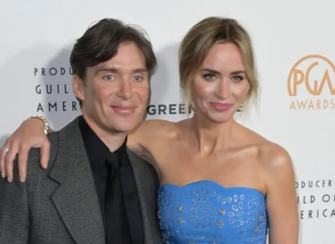 Cillian Murphy and Emily Blunt at the 2024 Producers Guild Awards at the Dolby Theatre. LOS ANGELES^ USA. February 25^ 2024