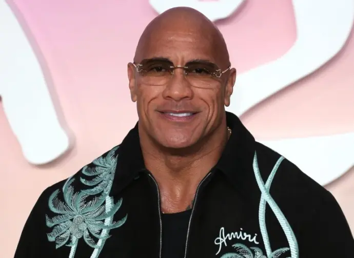 Dwayne Johnson attends the "Moana 2" UK Premiere at Cineworld Leicester Square in London^ England. London^ United Kingdom - November 24^ 2024