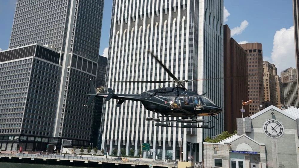 new york city manhattan helicopter tour aerial cityscape panorama