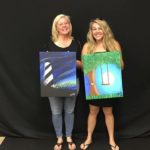 Carole-and-Ginyah: Carole and Ginyah show off their portraits.