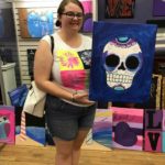 Caylin: Carole Hylton’s daughter, Kaylin joined the fun. Check out that “Sugar Skull.” 