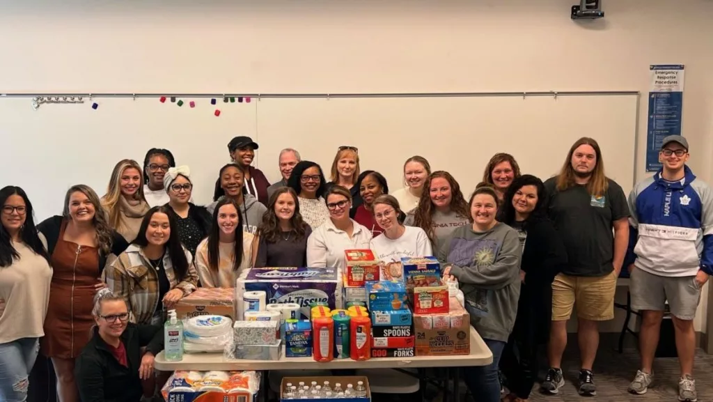 DCC Nursing Club Holds Supply Drive for House of Hope Homeless Shelter