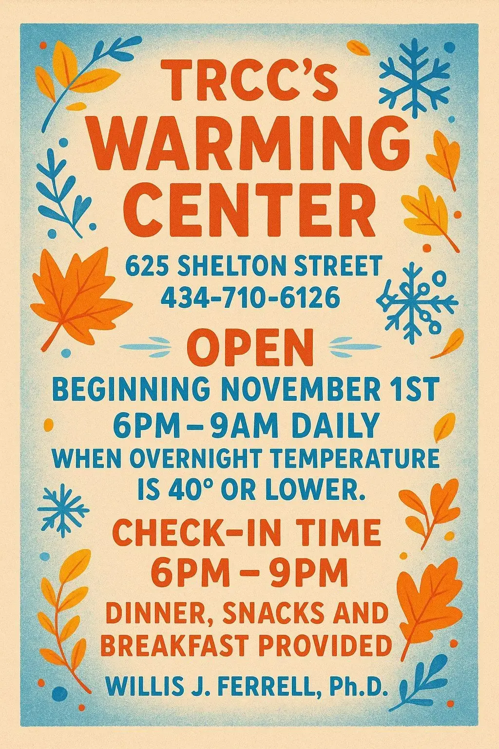 TRCC Warming Center