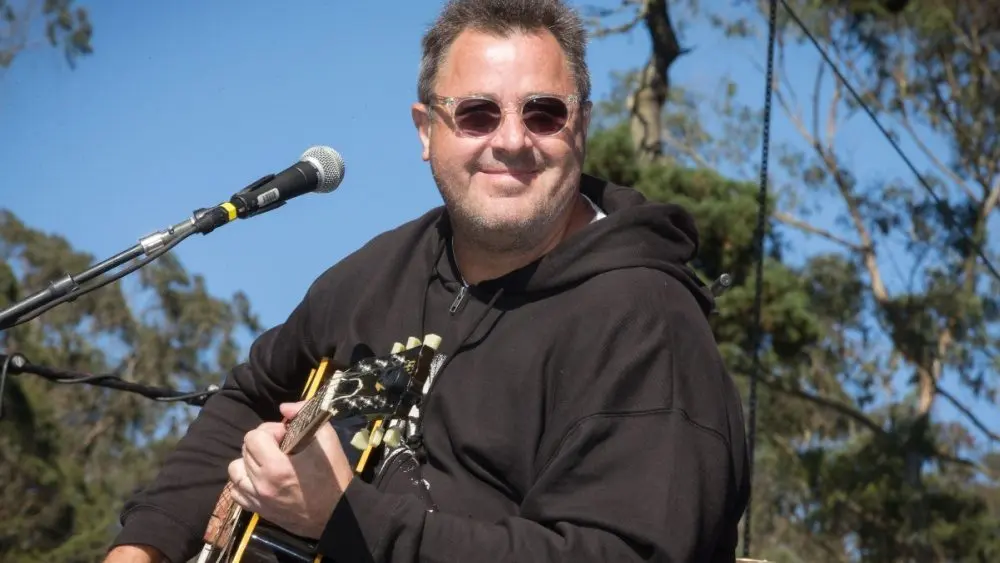 Vince Gill performs at Hardly Strictly Bluegrass in Golden Gate Park. He's worn 20 Grammy & 10 CMA Awards. Also inducted into Nashville Songwriters Hall of Fame. San Francisco^ CA/USA - 10/1/16