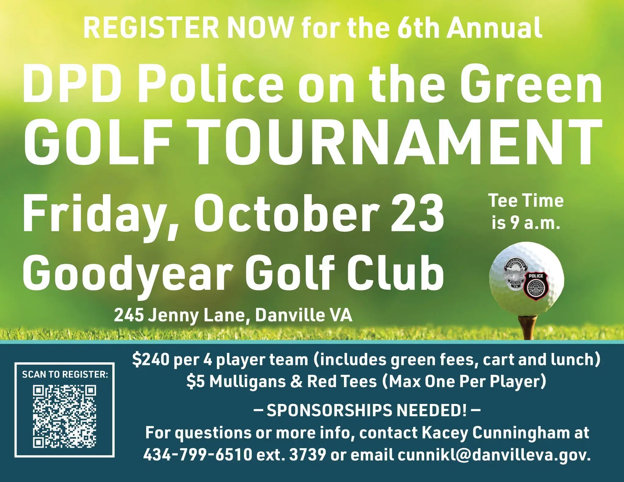 6th Annual Police on the Green Golf Tournament