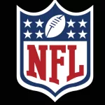 NFl logo on black background