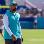 BRADLEY CHUBB LB MIAMI DOLPHINS VS JACKSONVILLE JAGUARS ; AUGUST 26^ 2023 JACKSONVILLE FLORIDA