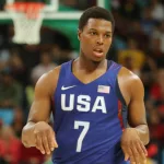 Kyle Lowry of team United States match between Team USA and Australia of the Rio 2016 Olympic Games.