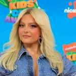 Bebe Rexha at the Kids Choice Awards 2023 at the Microsoft Theater on March 4^ 2023 in Los Angeles^ CA