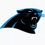 Carolina Panthers. editorial vector logo is printed on white paper.