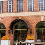 National Baseball Hall of Fame and Museum entrance. Cooperstown^ NY 10-01-2024