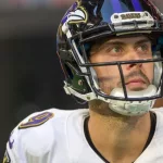 Ravens' kicker Justin Tucker at Atlanta Falcons Vs. Baltimore Ravens at the Mercedes Benz Stadium in Atlanta Georgia. December 2nd 2018