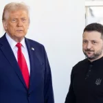 President Donald Trump and Ukrainian President Volodymyr Zelenskyy at the White House. WASHINGTON – Feb. 28^ 2025