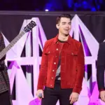 The Jonas Brothers perform at the 2019 Z100 Jingle Ball at Madison Square Garden. New York^ NY^ USA - December 13^ 2019