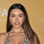 Madison Beer at the amfAR Gala Los Angeles 2022 at the Pacific Design Centre. LOS ANGELES^ CA. November 03^ 2022