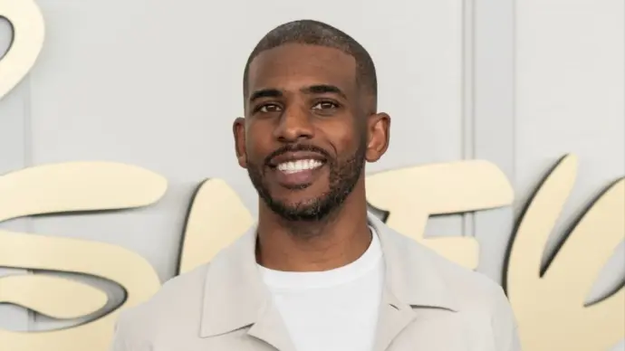 Chris Paul attends 2024 Disney Upfront at Jacob Javits Center in New York on May 14^ 2024