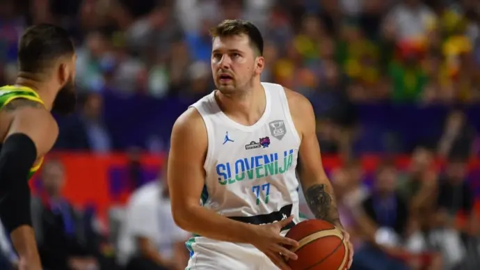 Luka Dončić during the basketball match of Eurobasket 2022 Slovenia vs Lithuania. COLOGNE^ GERMANY - SEPTEMBER 1^ 2022