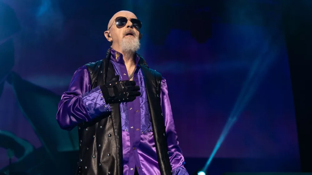 Singer Rob Halford of Judas Priest performing at Abbotsford Centre. Abbotsford^ BC / Canada - June 17th 2019