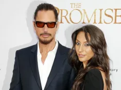 Chris Cornell and Vicky Karayiannis at the Los Angeles premiere of 'The Promise' held at the TCL Chinese Theatre in Hollywood^ USA on April 12^ 2017.