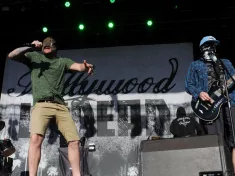 Hollywood Undead performing at festival Rock for People in Hradec Kralove^ Czech republic^ June 5^ 2015.