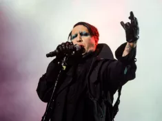 Marilyn Manson performing at Metaldays Festival. Tolmin^ Slovenia - July 24th^ 2018