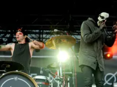 Tyler Joseph of 21 Pilots performs at the Bunbury Festival June 07^ 2015 CINCINNATI^ OHIO / USA - June 07^ 2015