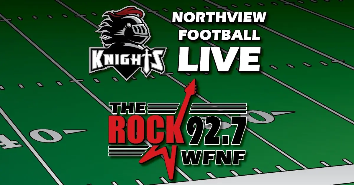 Northview Knights Football Live on the Rock 92.7 WFNF
