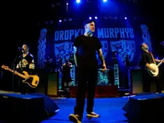 Al Barr of Dropkick Murphys performs on stage at the Paramount Theater in Seattle^ WA on June 27^ 2011