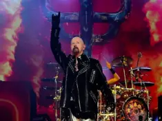 Rob Halford of Judas Priest performs in concert at NYCB Live Nassau Coliseum on March 17^ 2018 in Uniondale^ New York.