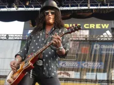 SLASH performing at Rock on the Range 2007^ located in Columbus Crew Stadium in Columbus^ Ohio^ USA on May 19^ 2007